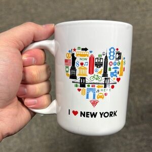 I Love New York White Mug